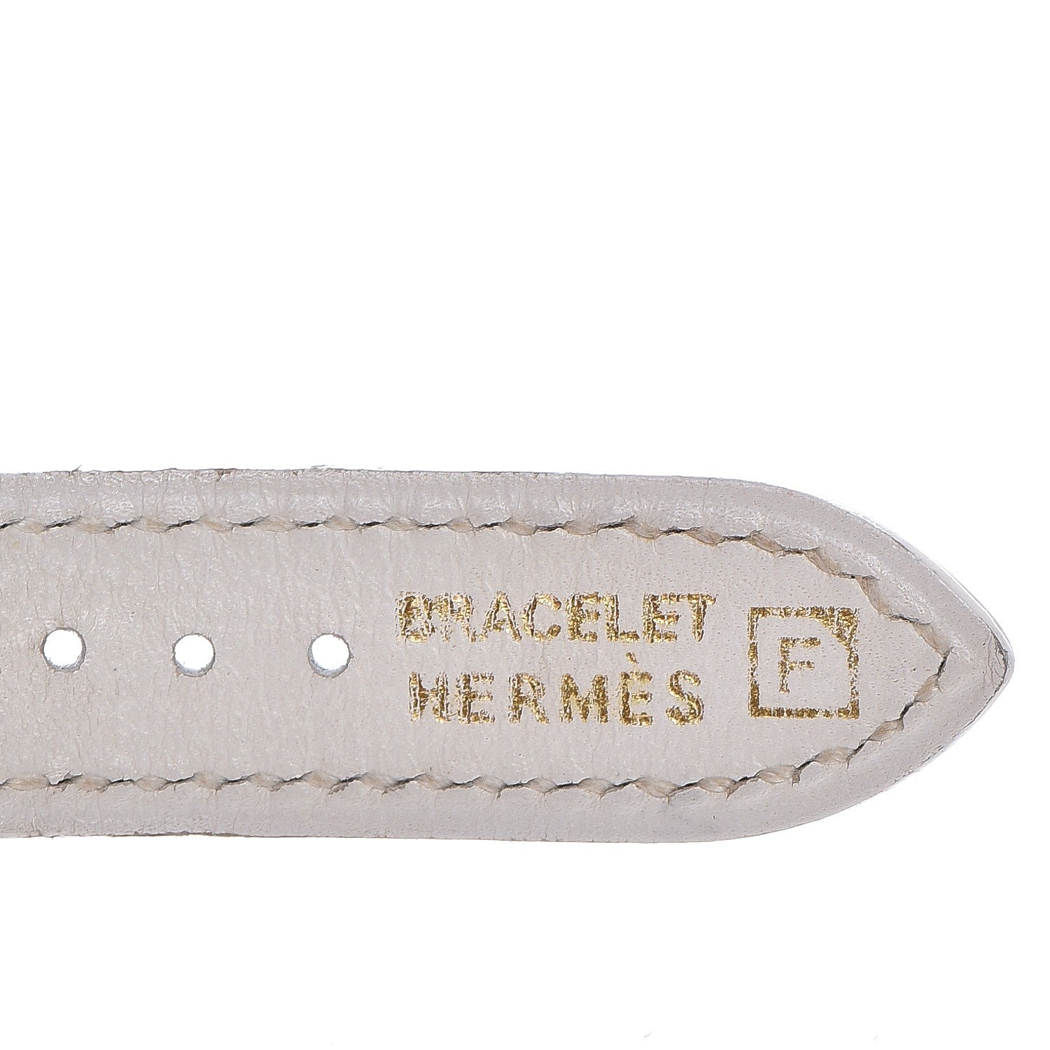 Hermes Stainless Steel Courchevel 21mm Heure H Hour Watch Blanc 5 of 8