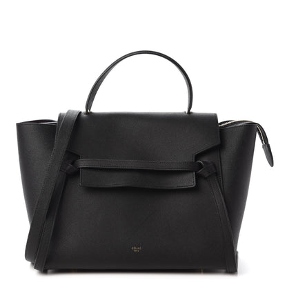 Celine Grained Calfskin Mini Belt Bag Black 1 of 9