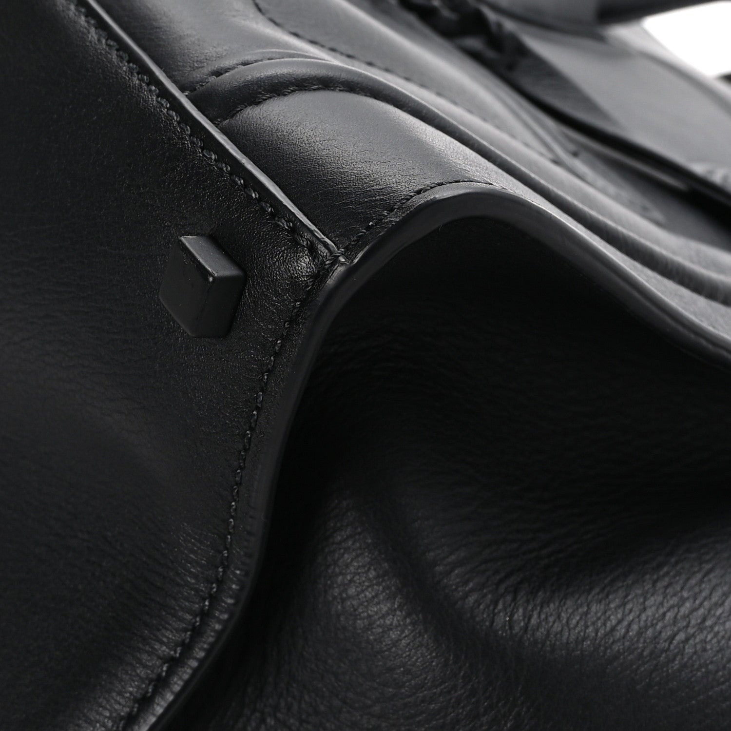 Celine Supple Calfskin Medium Phantom Luggage Black 10 of 12