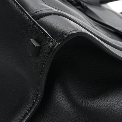 Celine Supple Calfskin Medium Phantom Luggage Black 10 of 12