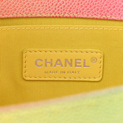 Chanel Caviar Quilted Medium Cuba Rainbow Boy Flap Multicolor 6 of 11