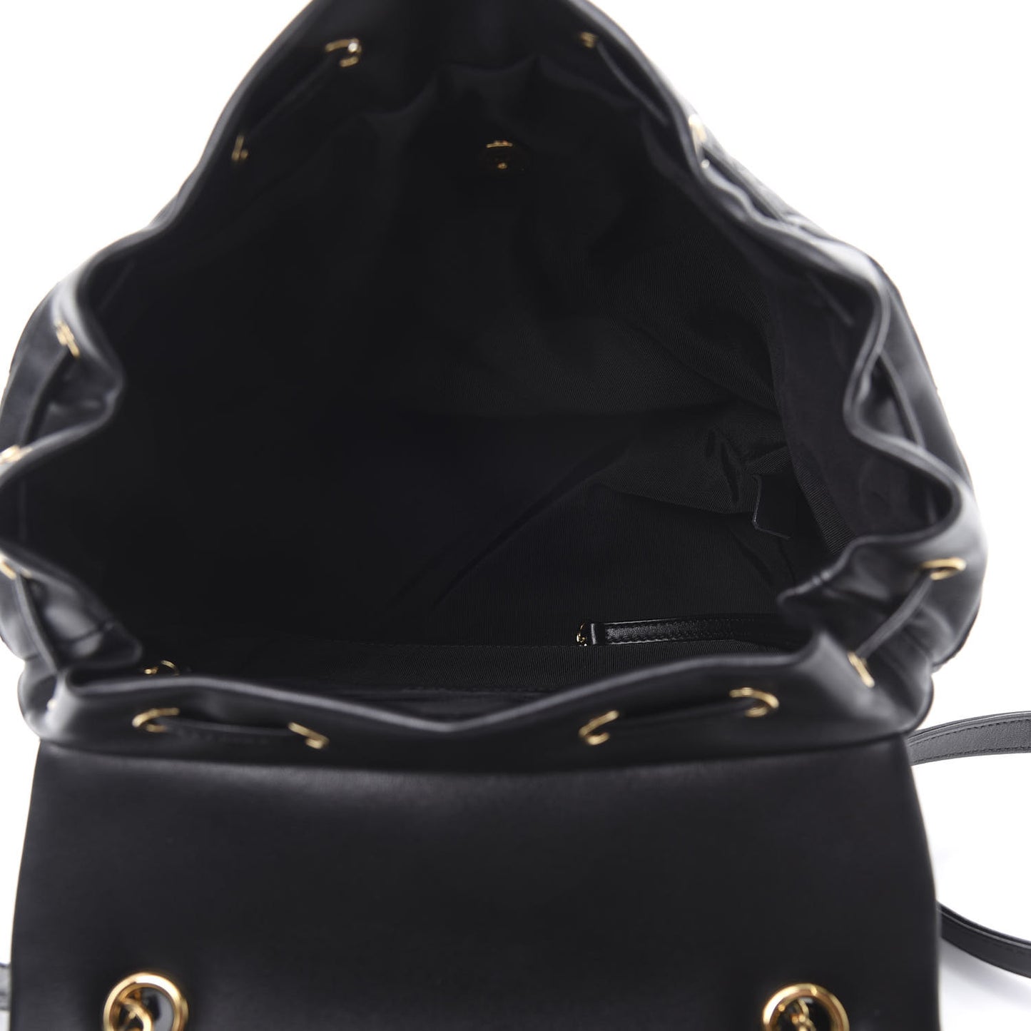 Calfskin Quilted Large Urban Spirit Backpack Black