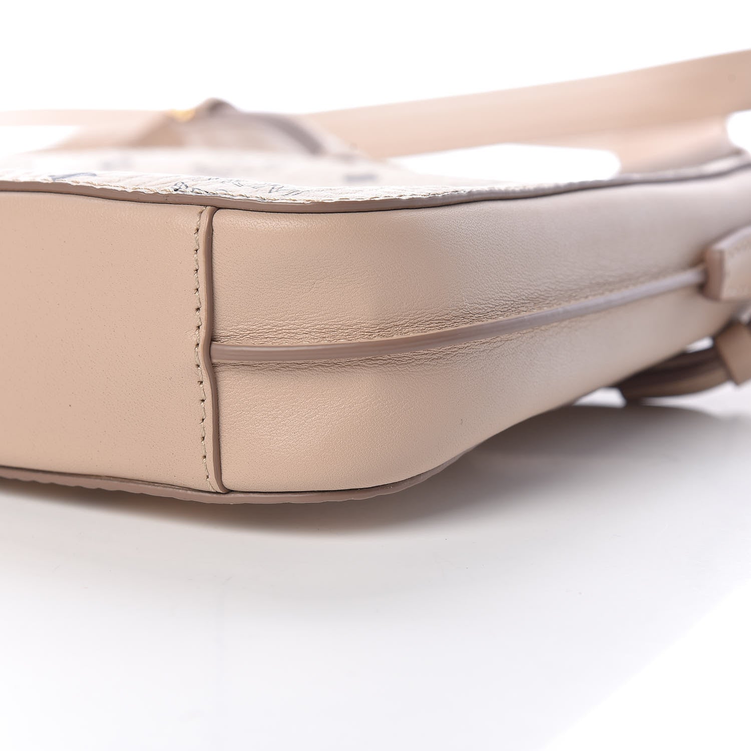 MCM Visetos Medium Essential Shoulder Bag Beige 11 of 11