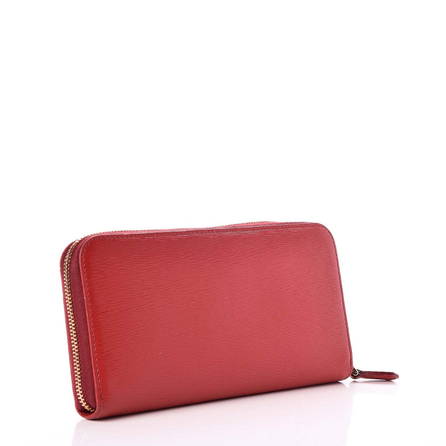 Vitello Move Zip Around Wallet Rosso