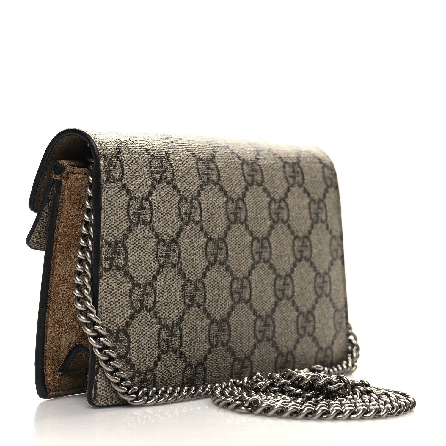 Gucci GG Supreme Monogram Super Mini Dionysus Shoulder Bag Taupe 3 of 10