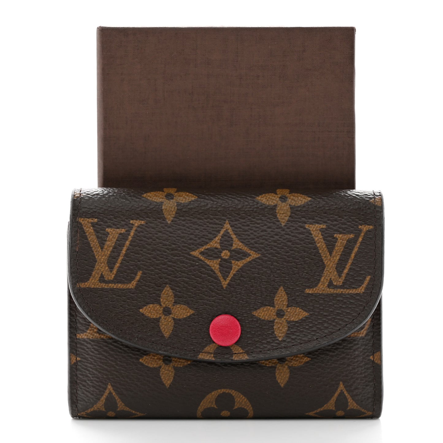 Monogram Rosalie Coin Purse Fuchsia