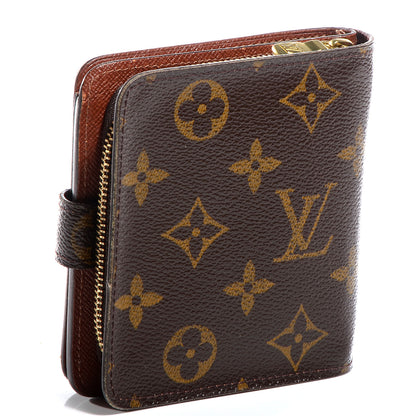Louis Vuitton Monogram Compact Zippe Zipped Wallet 3 of 8