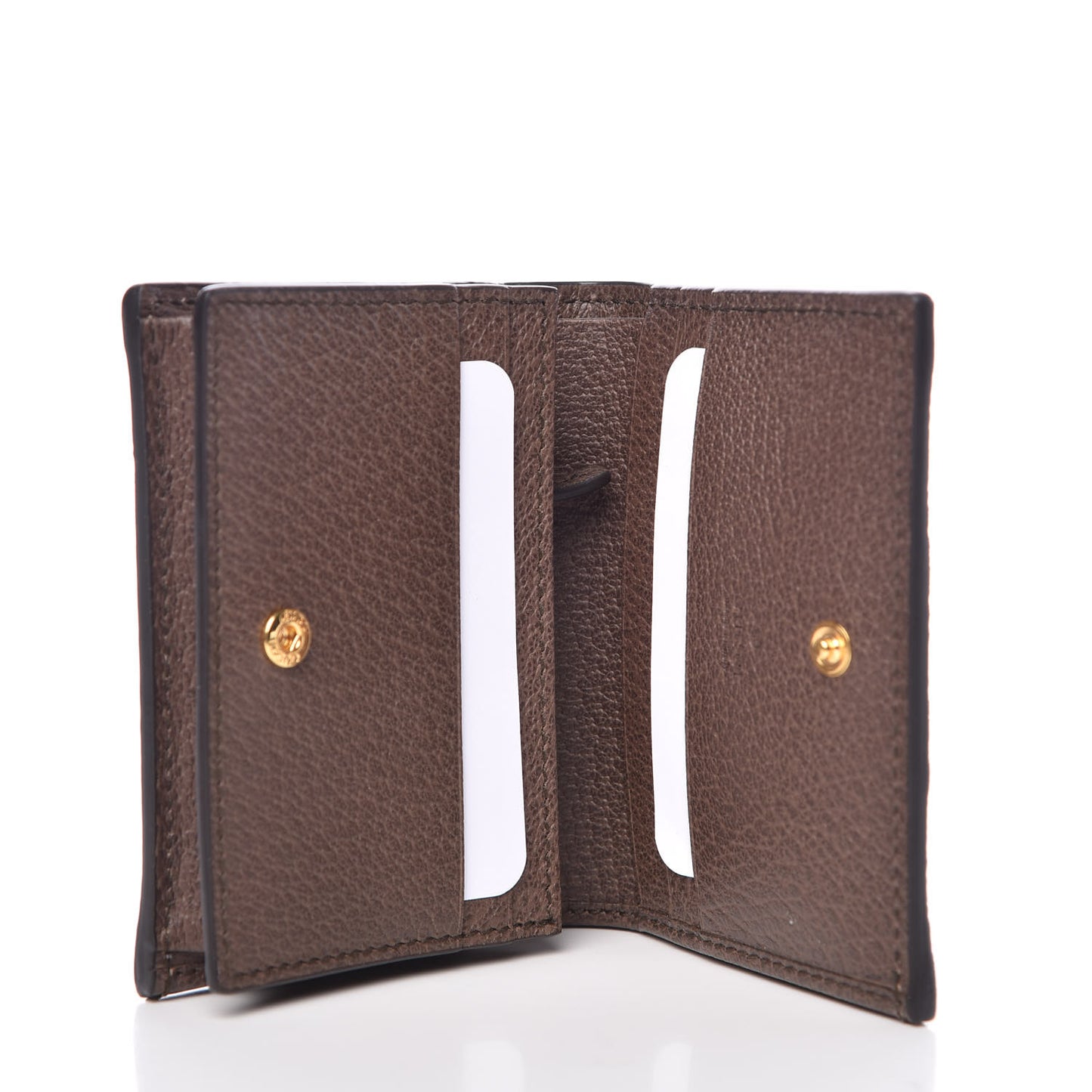 GG Supreme Monogram Web Ophidia Card Case Beige New Acero