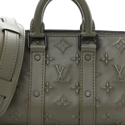 Louis Vuitton Monogram Seal Keepall XS Khaki 7 of 9