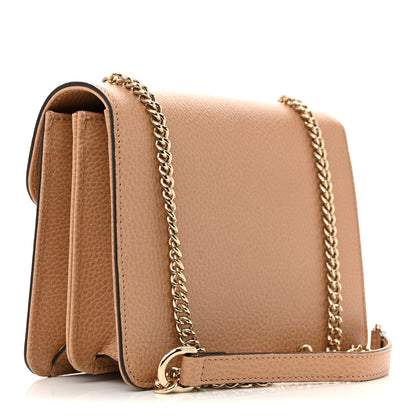 Gucci Dollar Calfskin Small Interlocking G Shoulder Bag Camelia 3 of 12