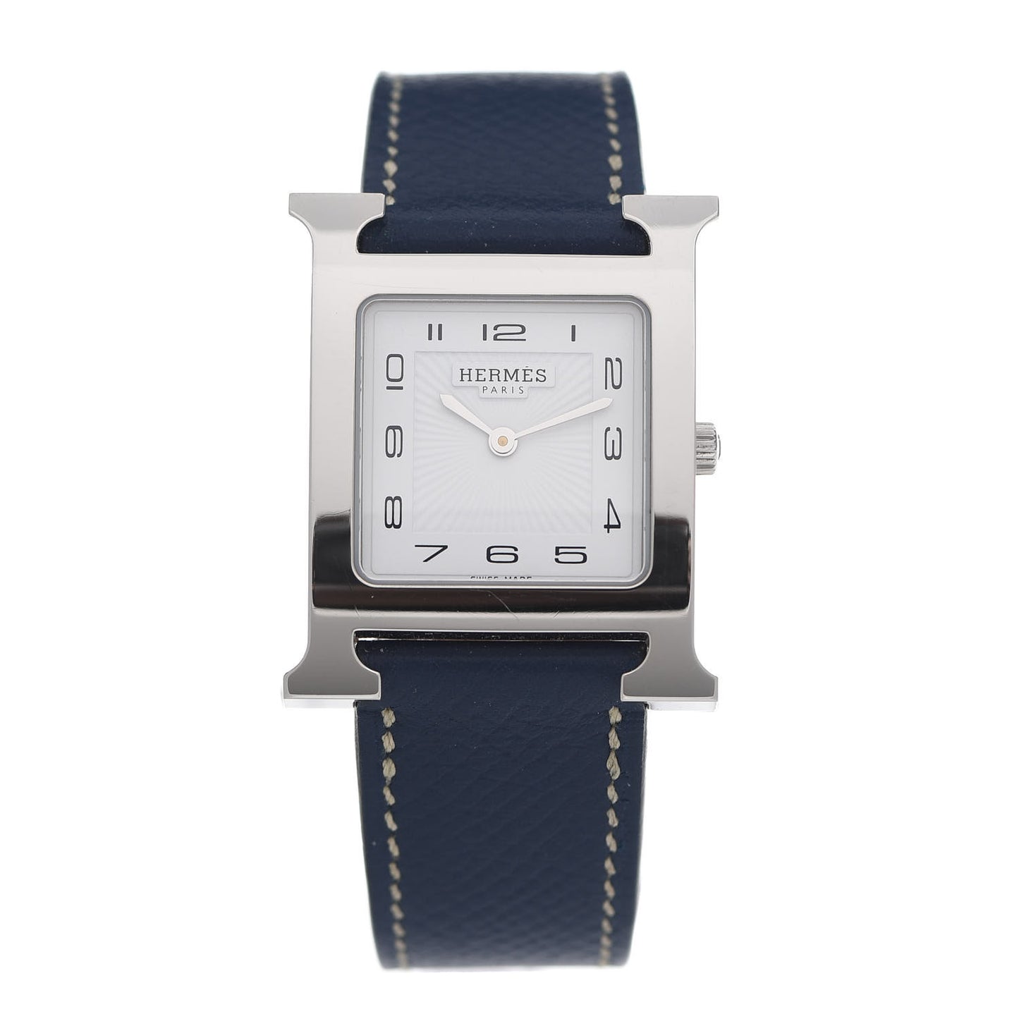Stainless Steel Epsom 26mm Heure H Hour Quartz Watch Malta