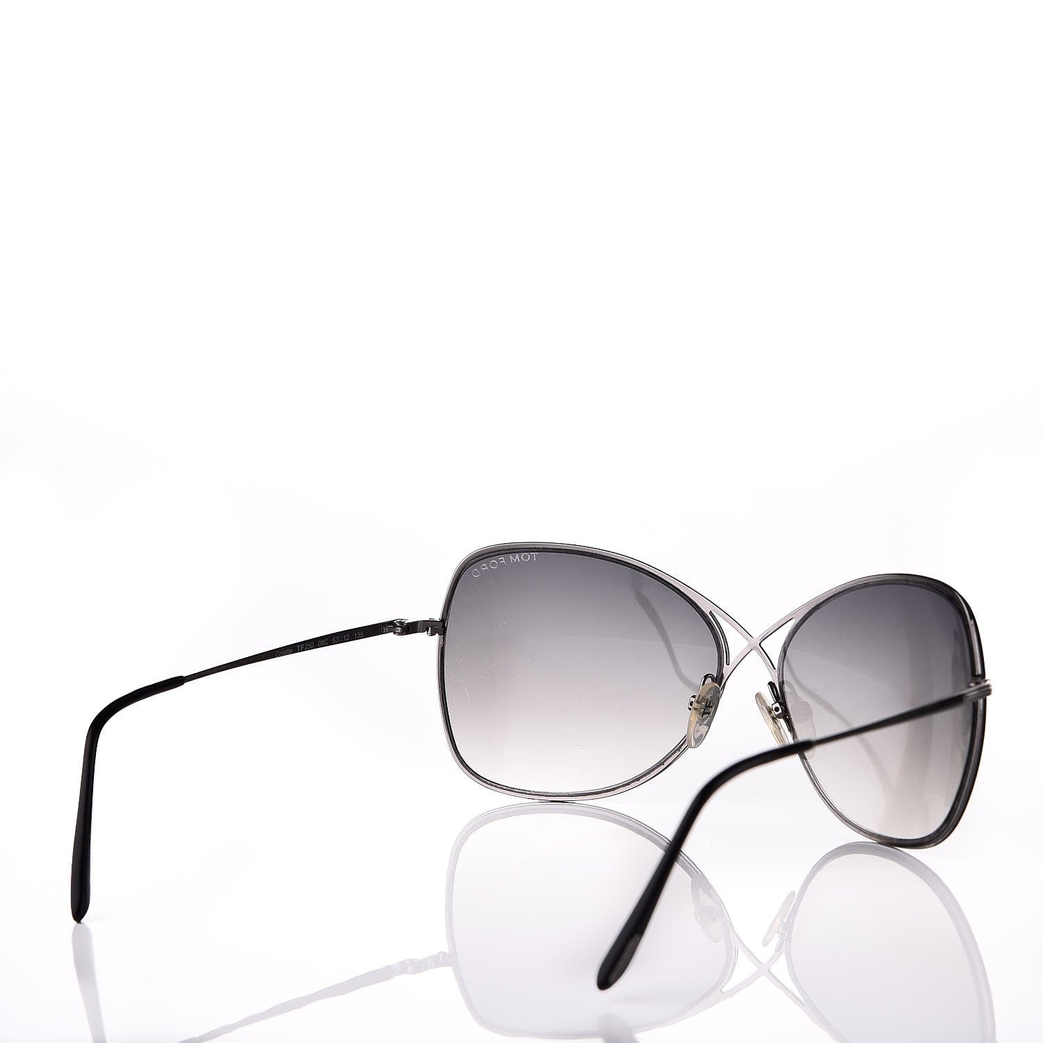 Tom Ford Colette Butterfly Sunglasses TF250 Gunmetal 4 of 7