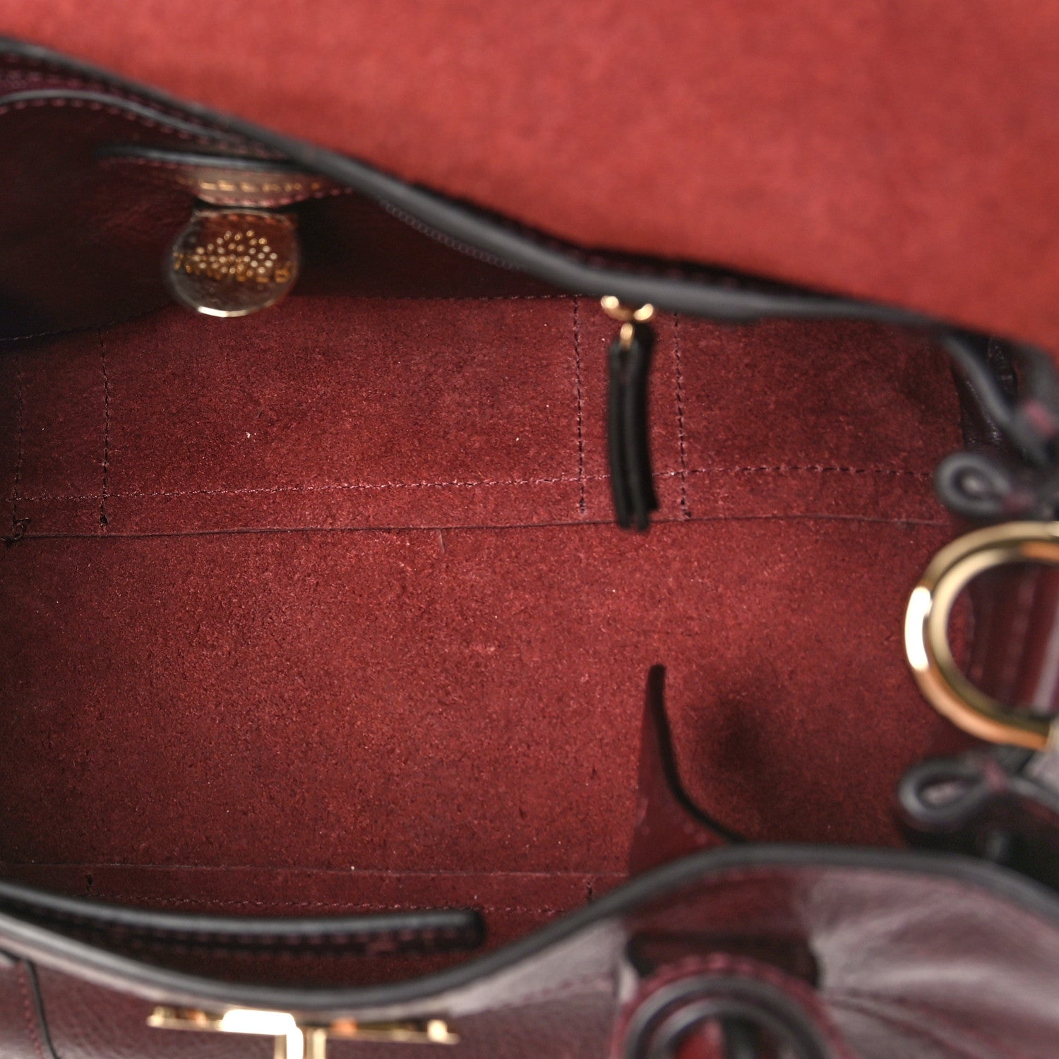Mulberry Soft Grain Calfskin Small Bayswater Oxblood 5 of 9