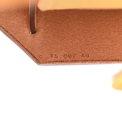 Hermes Toile Officer Vache Hunter Herbag Zip 31 PM Jaune Ambre Natural 8 of 11