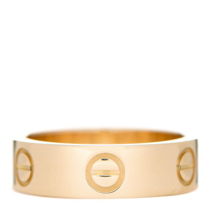 Cartier 18K Yellow Gold 5.5mm LOVE Ring 52 6 3 of 5