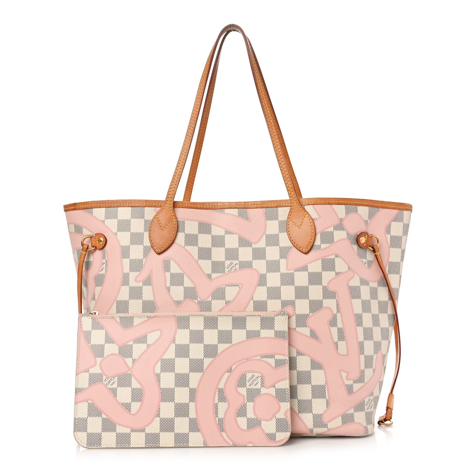 Louis Vuitton Damier Azur Tahitienne Neverfull MM 1 of 11