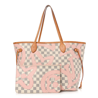 Louis Vuitton Damier Azur Tahitienne Neverfull MM 1 of 11