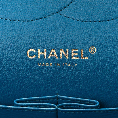 Chanel Caviar Quilted Jumbo Double Flap Blue 5 of 11