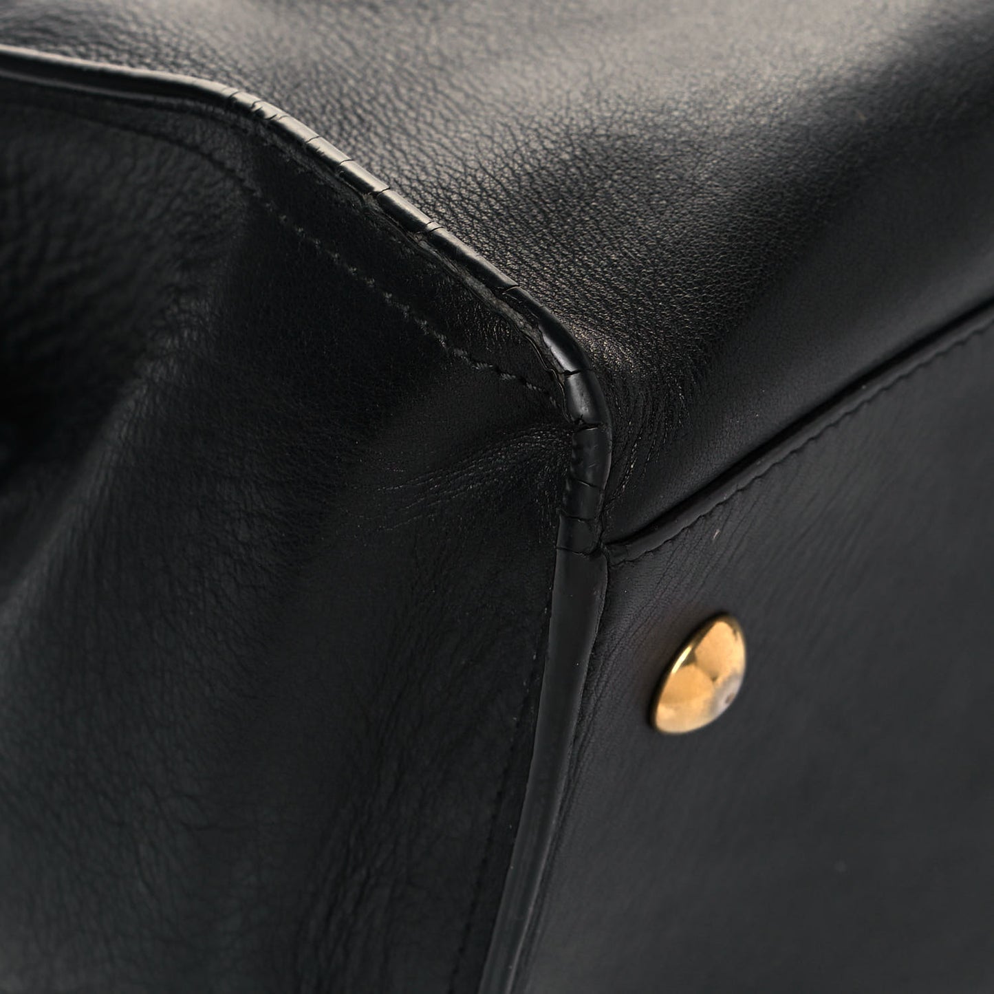 Calfskin Small Classic Y Cabas Black
