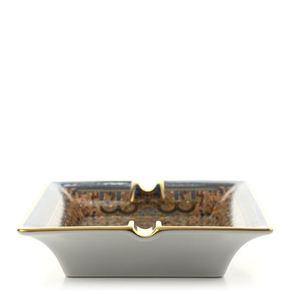 Hermes Porcelain Les Jardins D'Armenie Ashtray 4 of 8