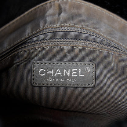 Chanel Caviar Quilted Medium Elastic Flap Black 6 of 12