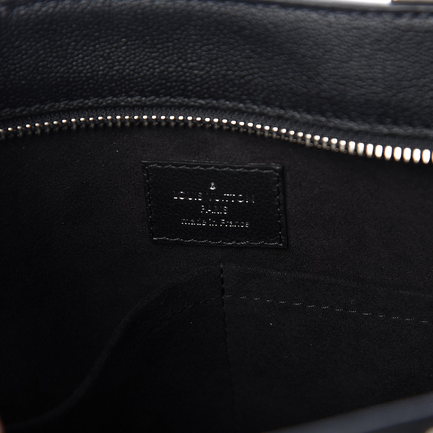Monogram Cuir Plume Very Zipped Tote Black