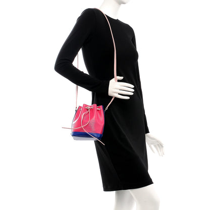 Louis Vuitton Epi Nano Noe Hot Pink Blue 2 of 7