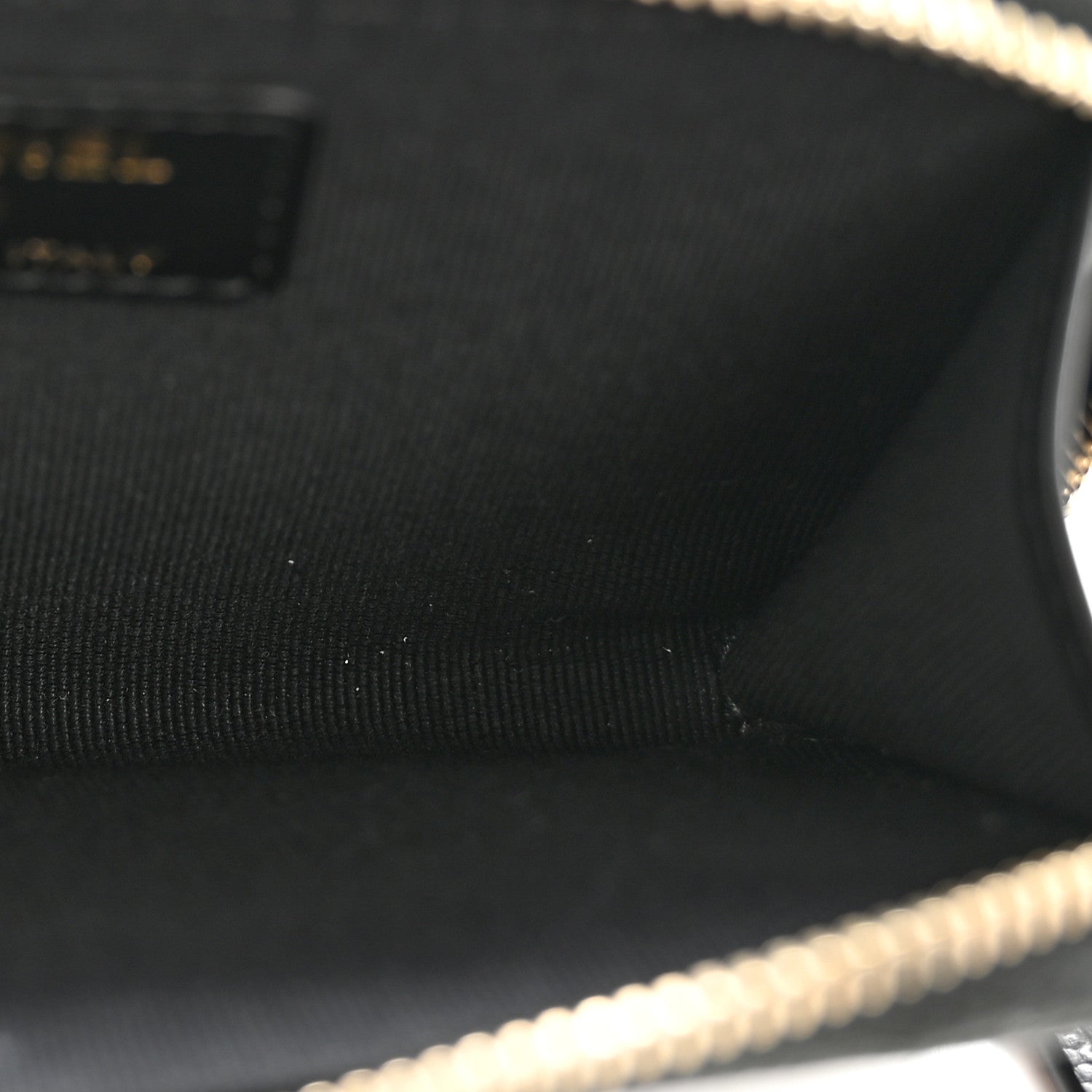 Chanel Caviar Quilted CC Zip Around Card Holder Black 5 of 8