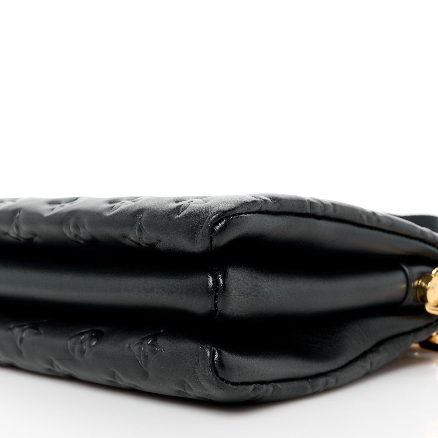 Louis Vuitton Lambskin Embossed Monogram Coussin PM Black 12 of 12