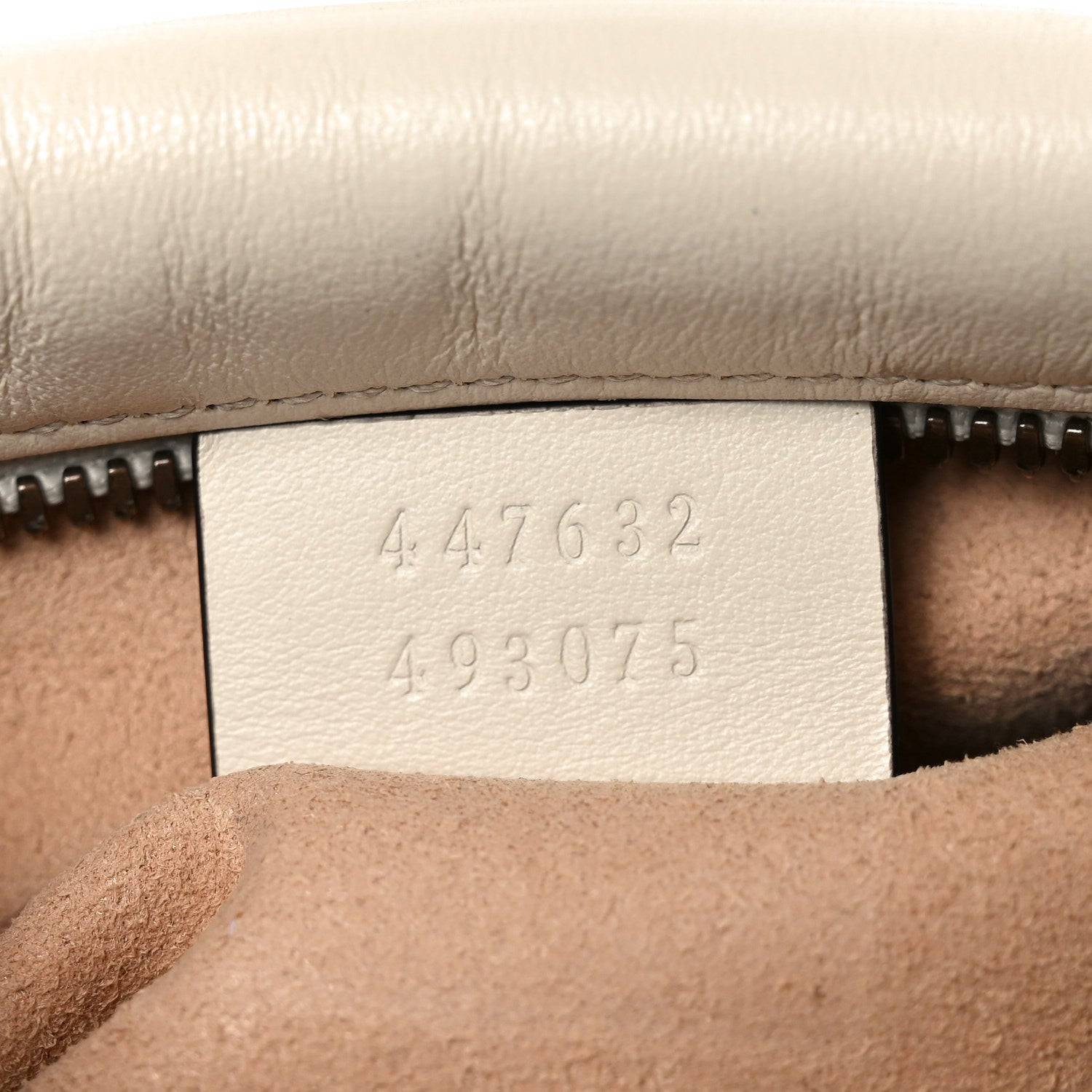Gucci Calfskin Matelasse Small GG Marmont Chain Shoulder Bag White 6 of 12