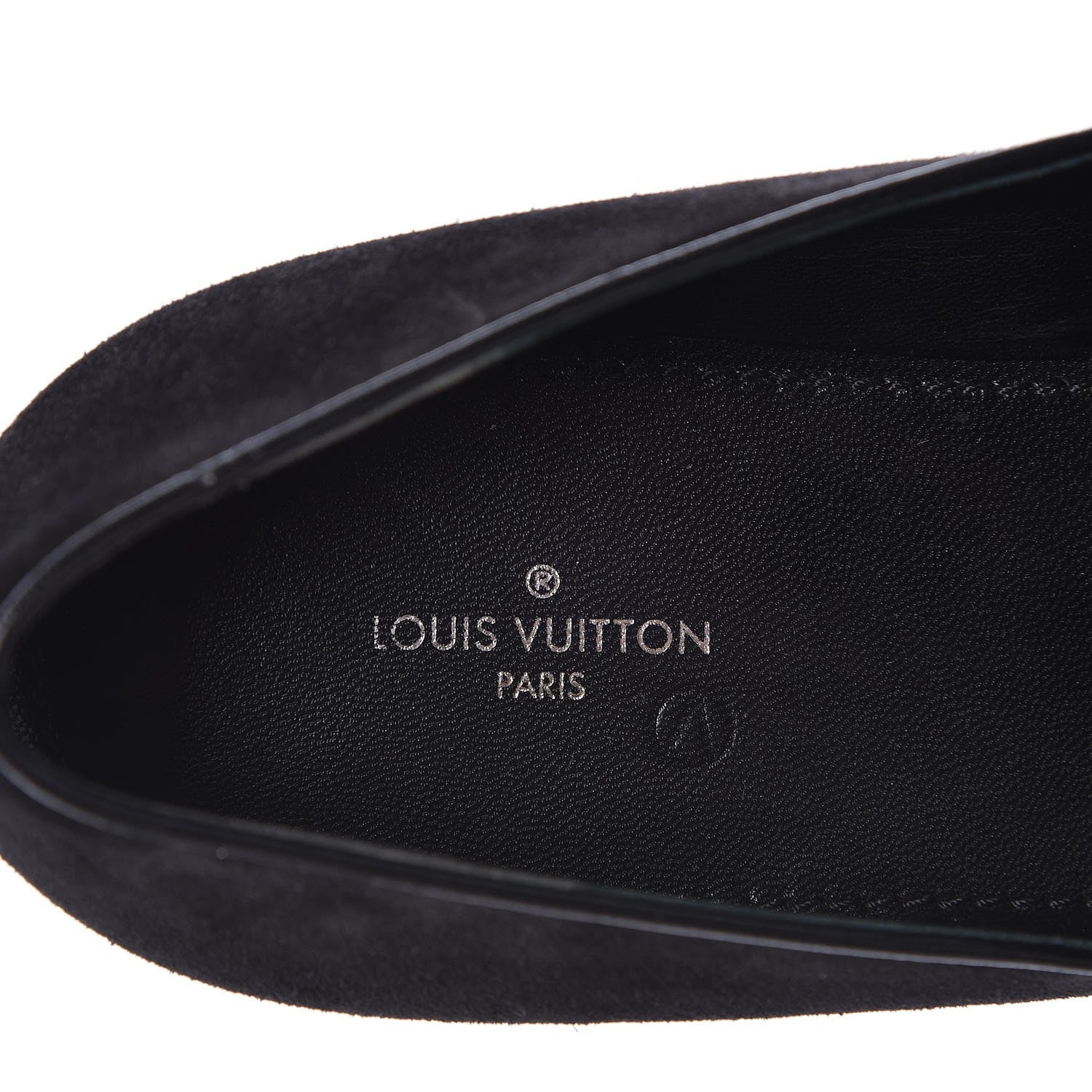 Louis Vuitton Suede Schoolgirl Flat Slippers 39 Black 7 of 8