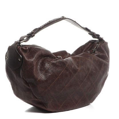 Chanel Caviar Outdoor Ligne Large Hobo Brown 3 of 7