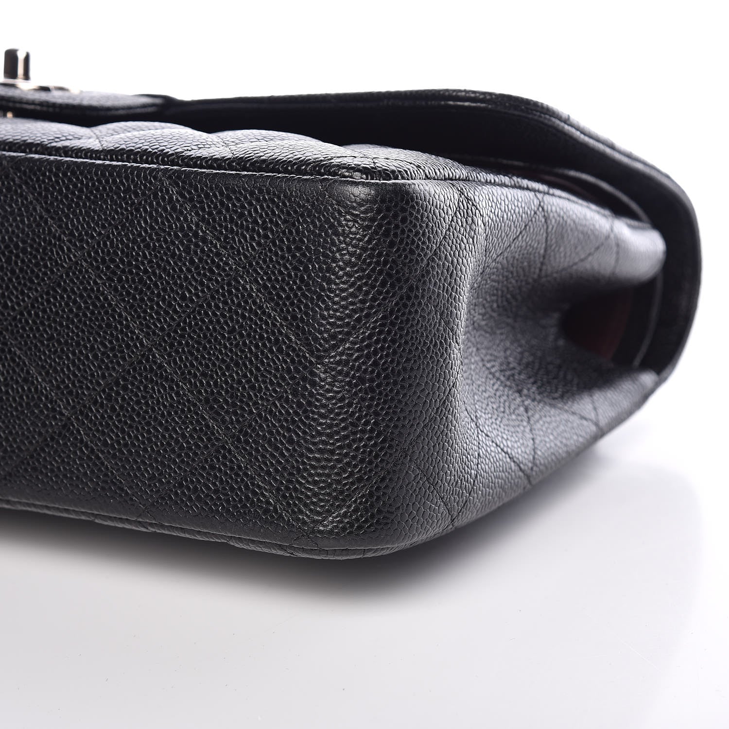 Chanel Caviar Quilted Jumbo Double Flap Black 6 of 10