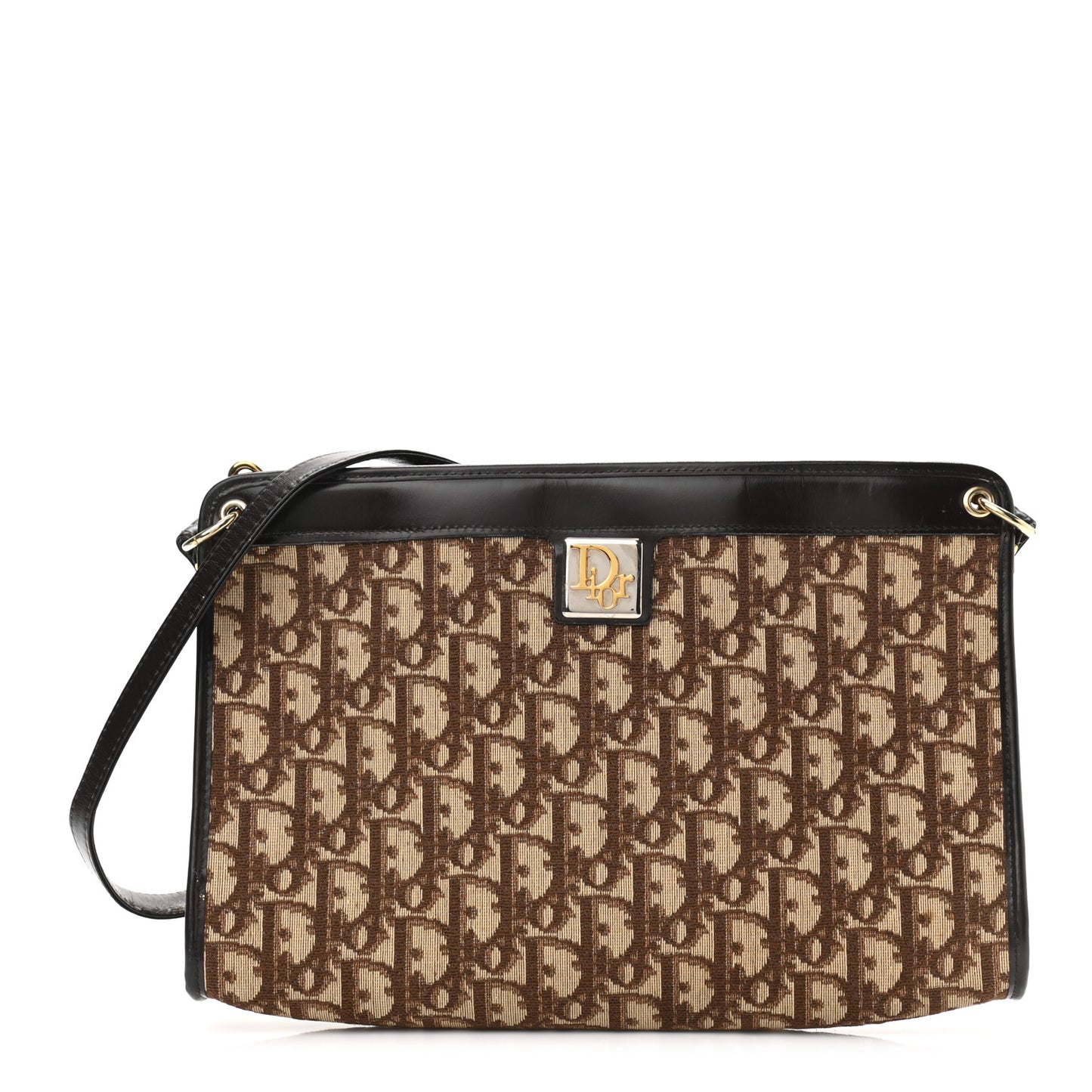 Monogram Trotter Shoulder Bag Brown