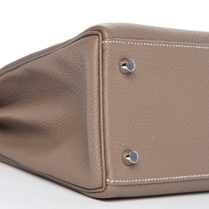 Hermes Togo Kelly Retourne 32 Etoupe 8 of 34