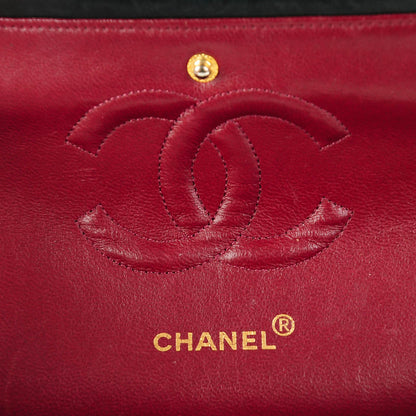 Chanel Lambskin Quilted Medium Double Flap Black 5 of 13