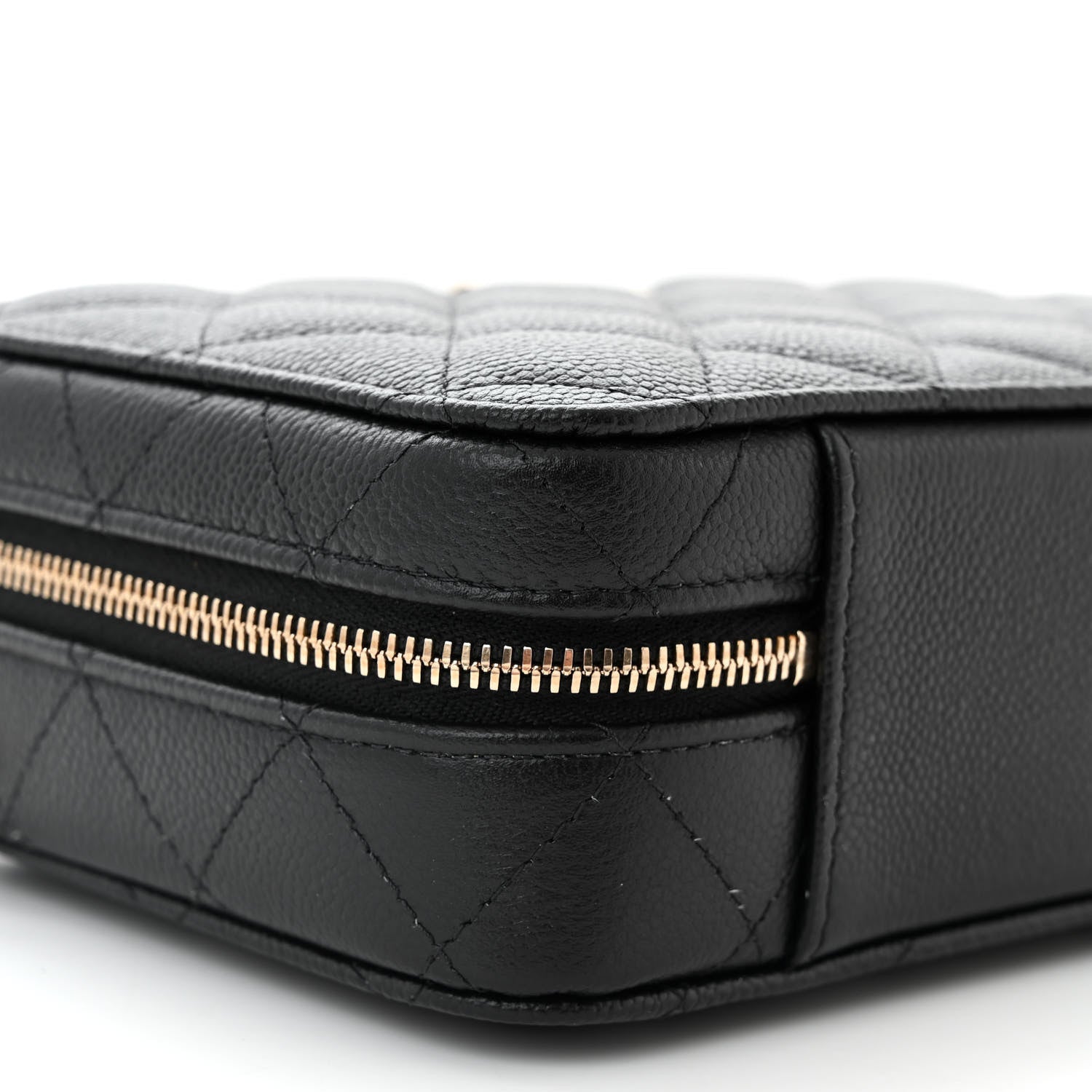 Chanel Caviar Quilted Vanity Case Black 10 of 12