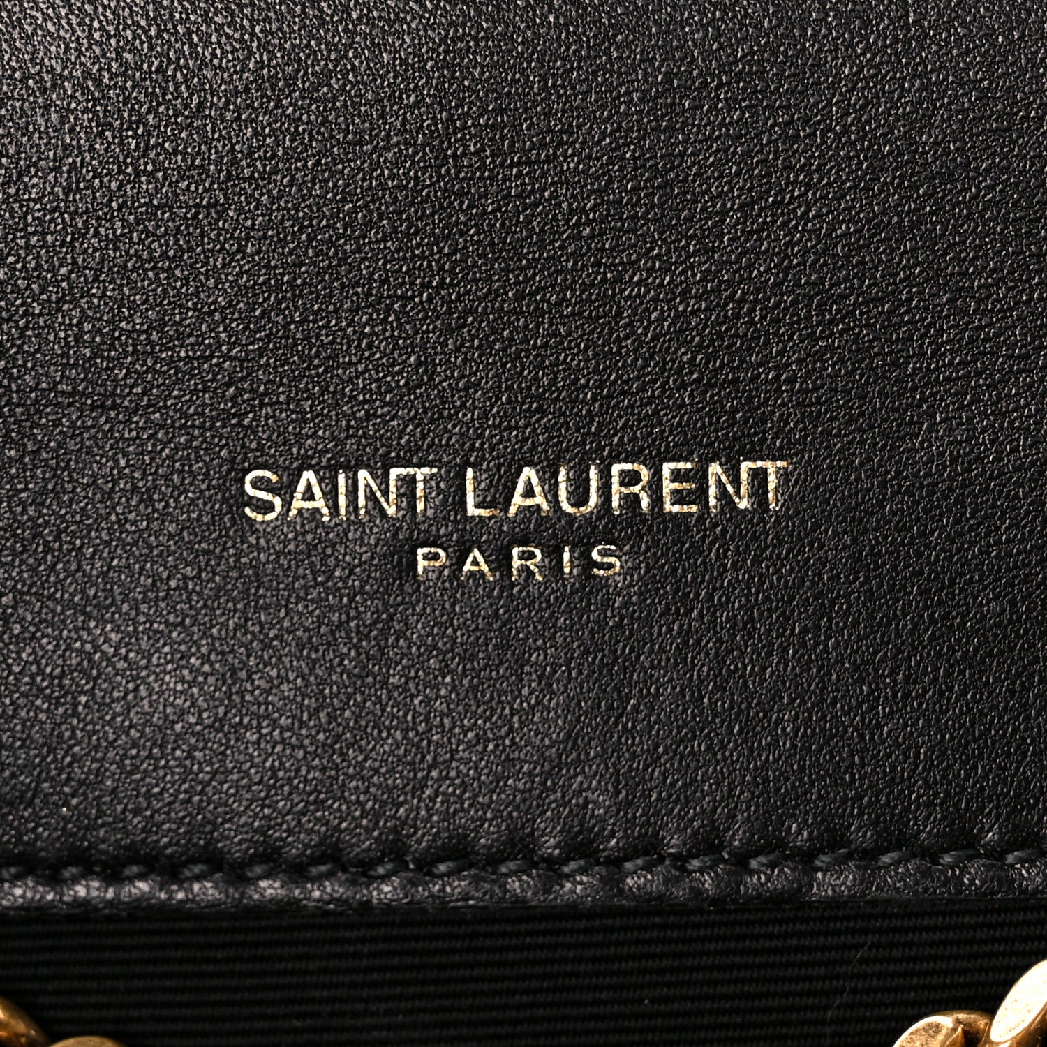 Saint Laurent Lambskin Mixed Matelasse Triquilt Small Monogram Satchel Black 6 of 12