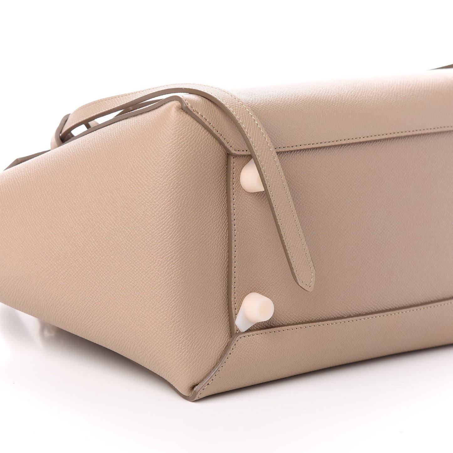 Grained Calfskin Mini Belt Bag Light Taupe