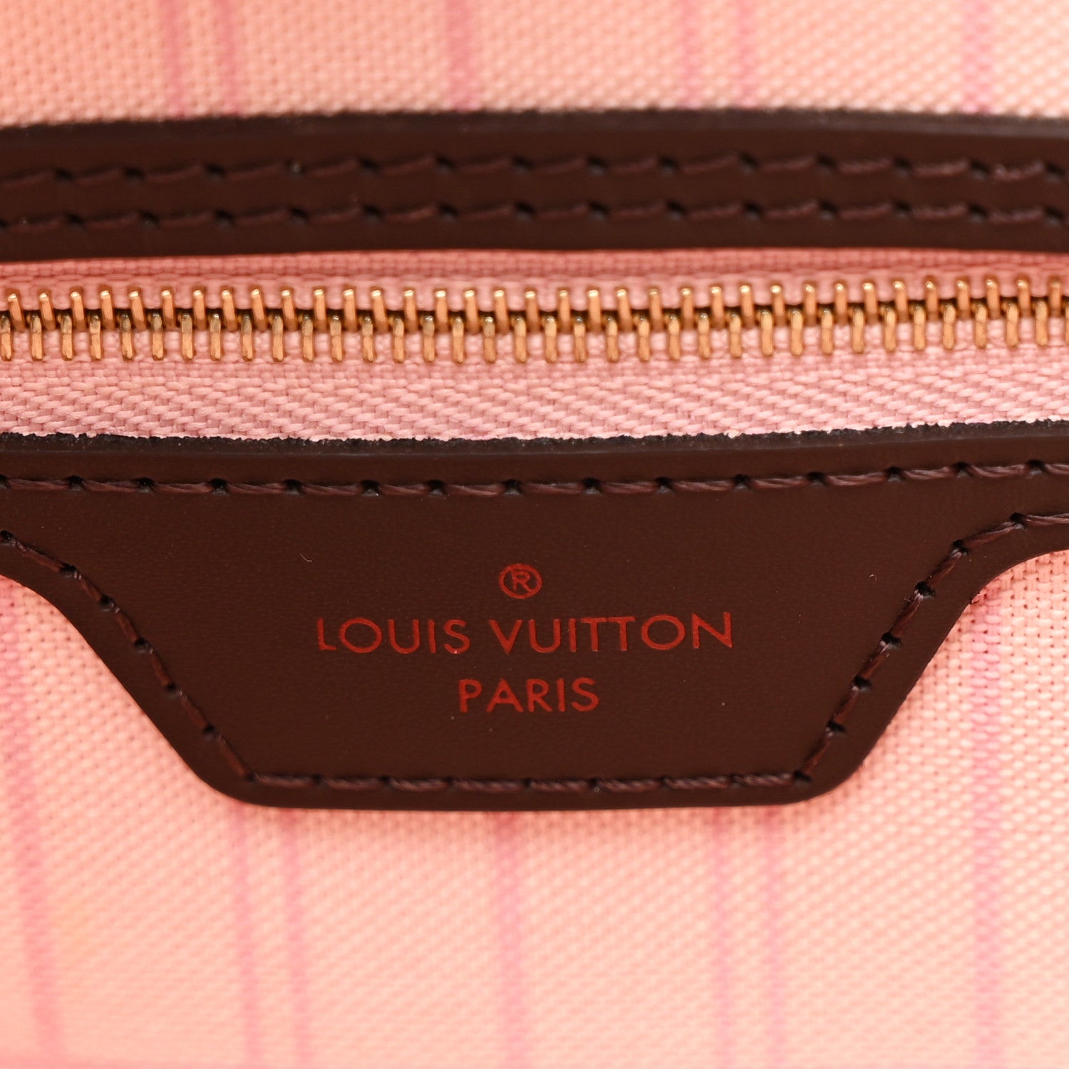 Louis Vuitton Damier Ebene Neo Neverfull MM Rose Ballerine 17 of 25