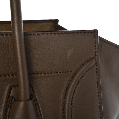 Celine Supple Calfskin Medium Phantom Luggage Khaki 9 of 9