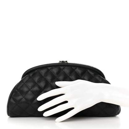 Chanel Caviar Quilted Timeless Clutch Black 2 of 13