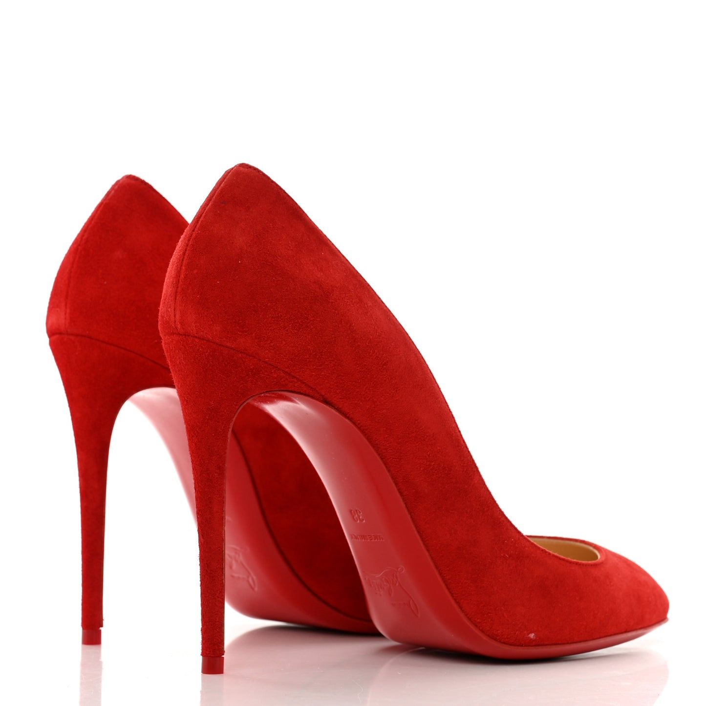 Veau Velours Eloise 100 Pumps 38 Loubi