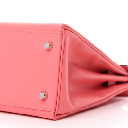 Hermes Evercolor Verso Kelly Retourne 28 Rose D'ete 7 of 11