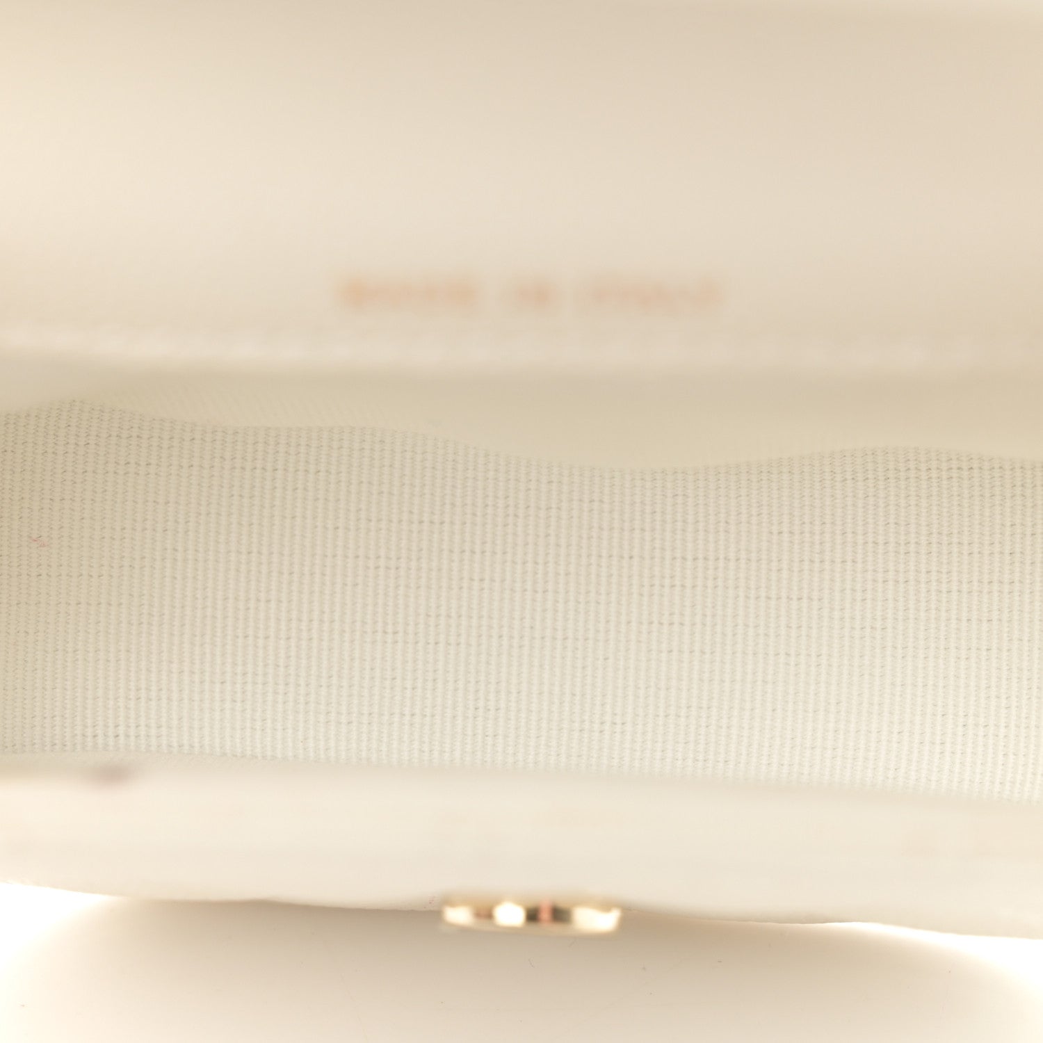 Chanel Caviar Quilted Mini Clutch With Chain White 5 of 12