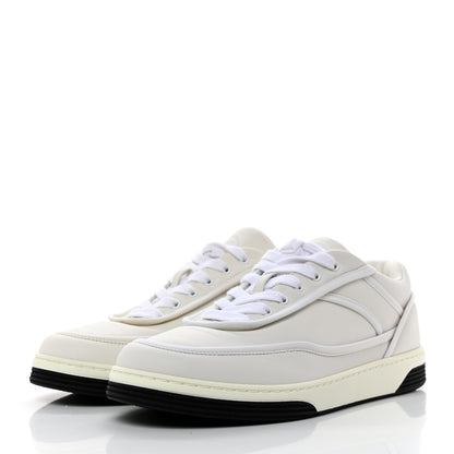 Chanel Fabric Womens Logo Sneakers 36.5 White 3 of 9