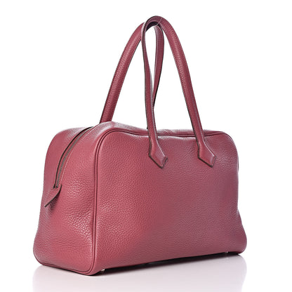 Hermes Taurillon Clemence Victoria II 35 Bois de Rose 3 of 13
