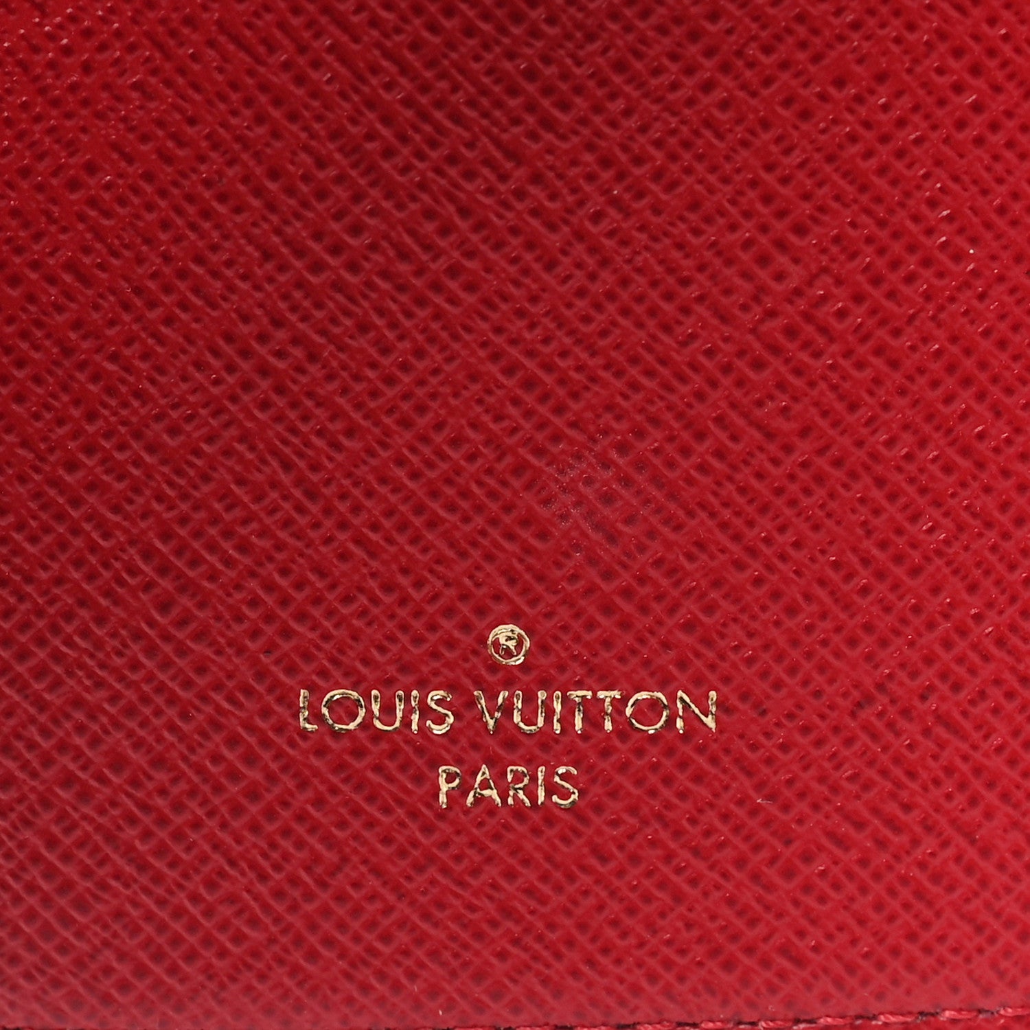Louis Vuitton Damier Ebene Victorine Wallet Red 6 of 8