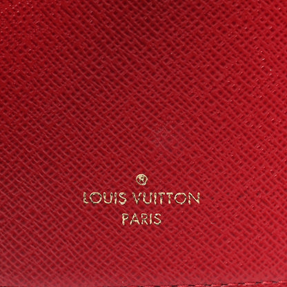 Louis Vuitton Damier Ebene Victorine Wallet Red 6 of 8