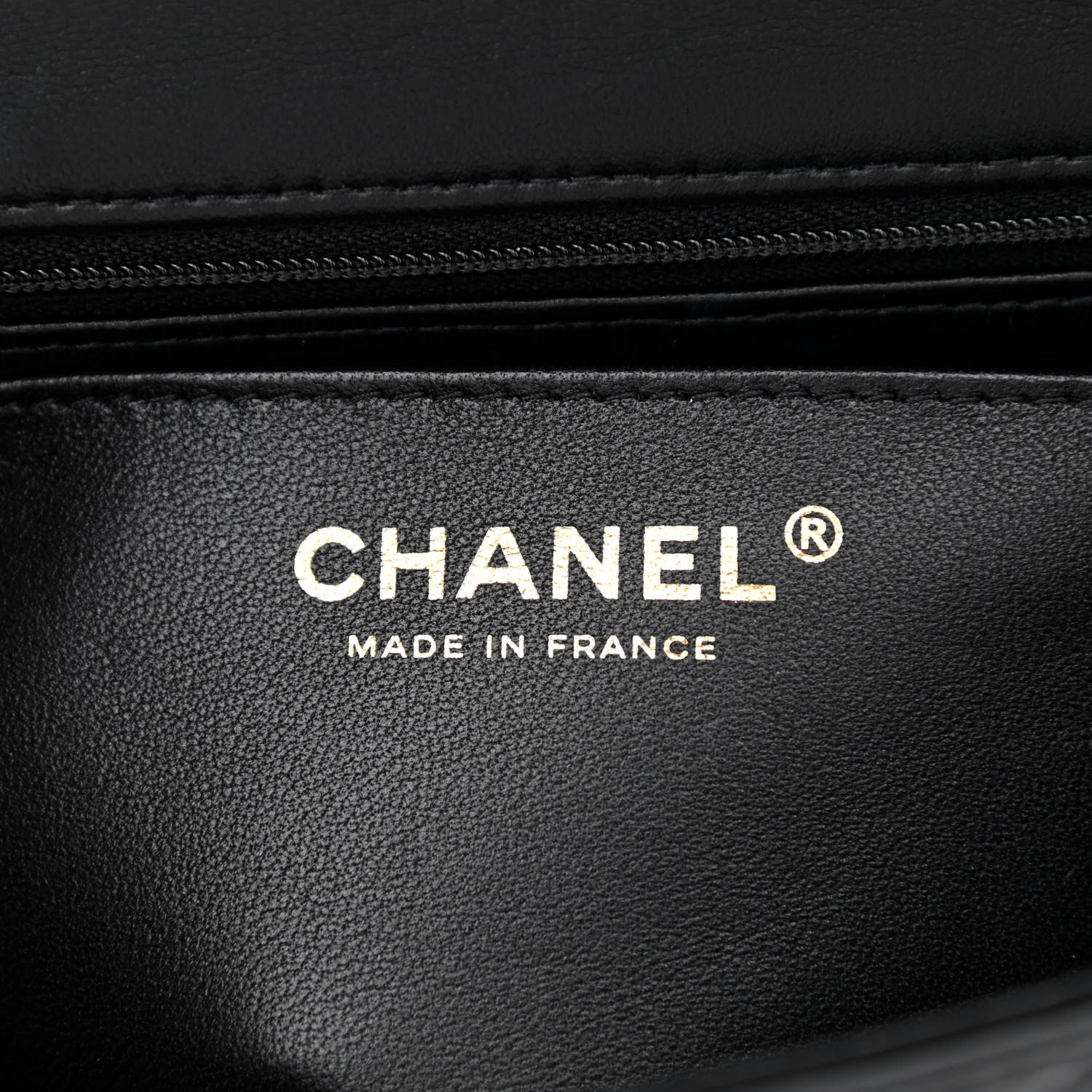 Chanel Lambskin Quilted Mini Top Handle Rectangular Flap Black 6 of 10